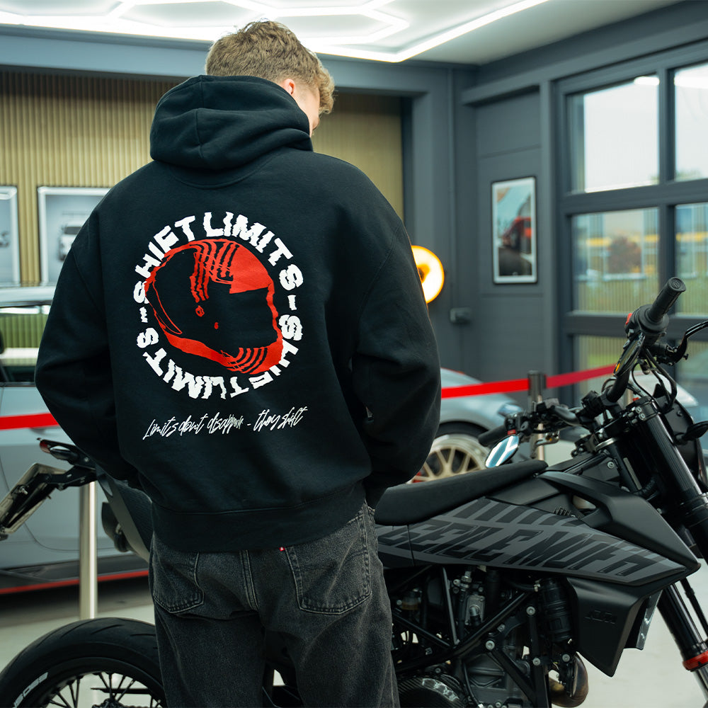 Shift Limits Hoodie Day-One Edition von Geile Mofa, Ansicht 5