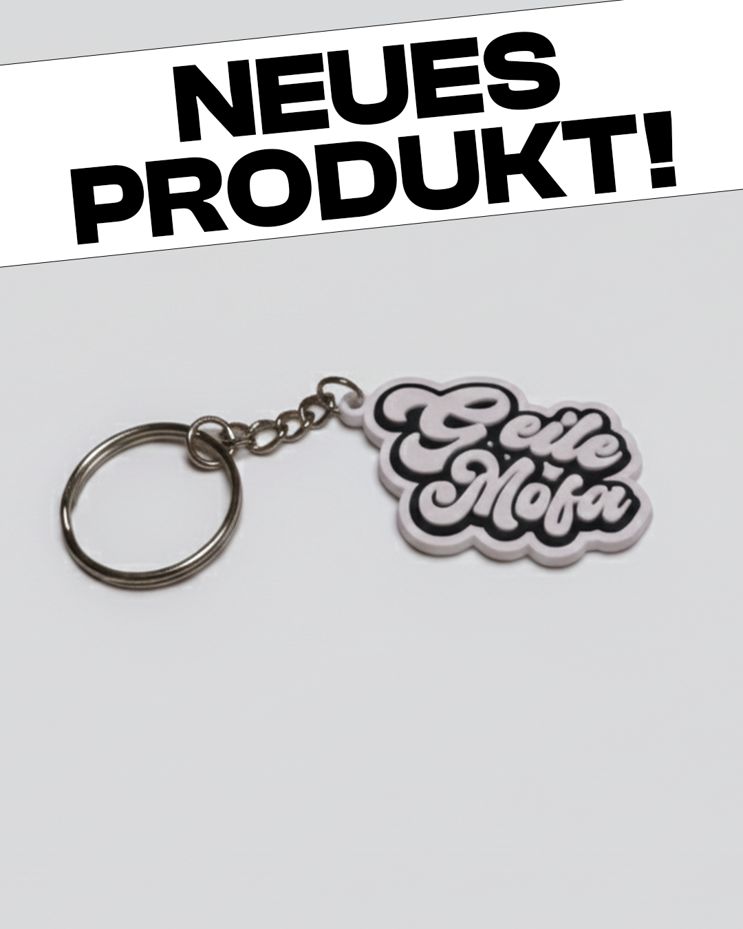 Logo Schlüssel Anhänger - Geile Mofa